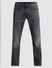 Black Mid Rise Clark Regular Fit Jeans_413379+6