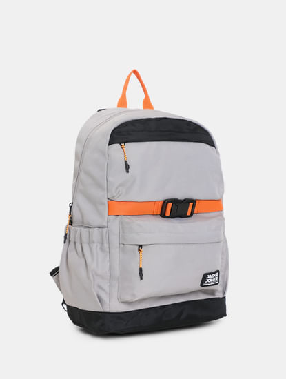 Grey & Orange Backpack