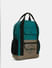Green Colourblocked Everyday Backpack_413350+2