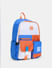 Orange Colourblocked Backpack_413352+2