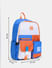 Orange Colourblocked Backpack_413352+7