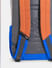 Orange Colourblocked Utility Backpack_413356+5