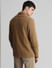 Brown Knitted Cardigan_407745+4