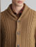 Brown Knitted Cardigan_407745+5