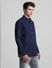 Dark Blue Cotton Full Sleeves Shirt_416009+3