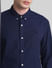Dark Blue Cotton Full Sleeves Shirt_416009+5