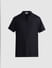 Black Cotton Short Sleeves Shirt_416010+7