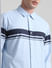 Light Blue Cotton Full Sleeves Shirt_416011+5