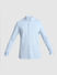 Light Blue Knitted Full Sleeves Shirt_416016+7