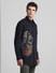 Black Applique Detail Full Sleeves Shirt_416029+3