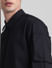 Black Applique Detail Full Sleeves Shirt_416029+6