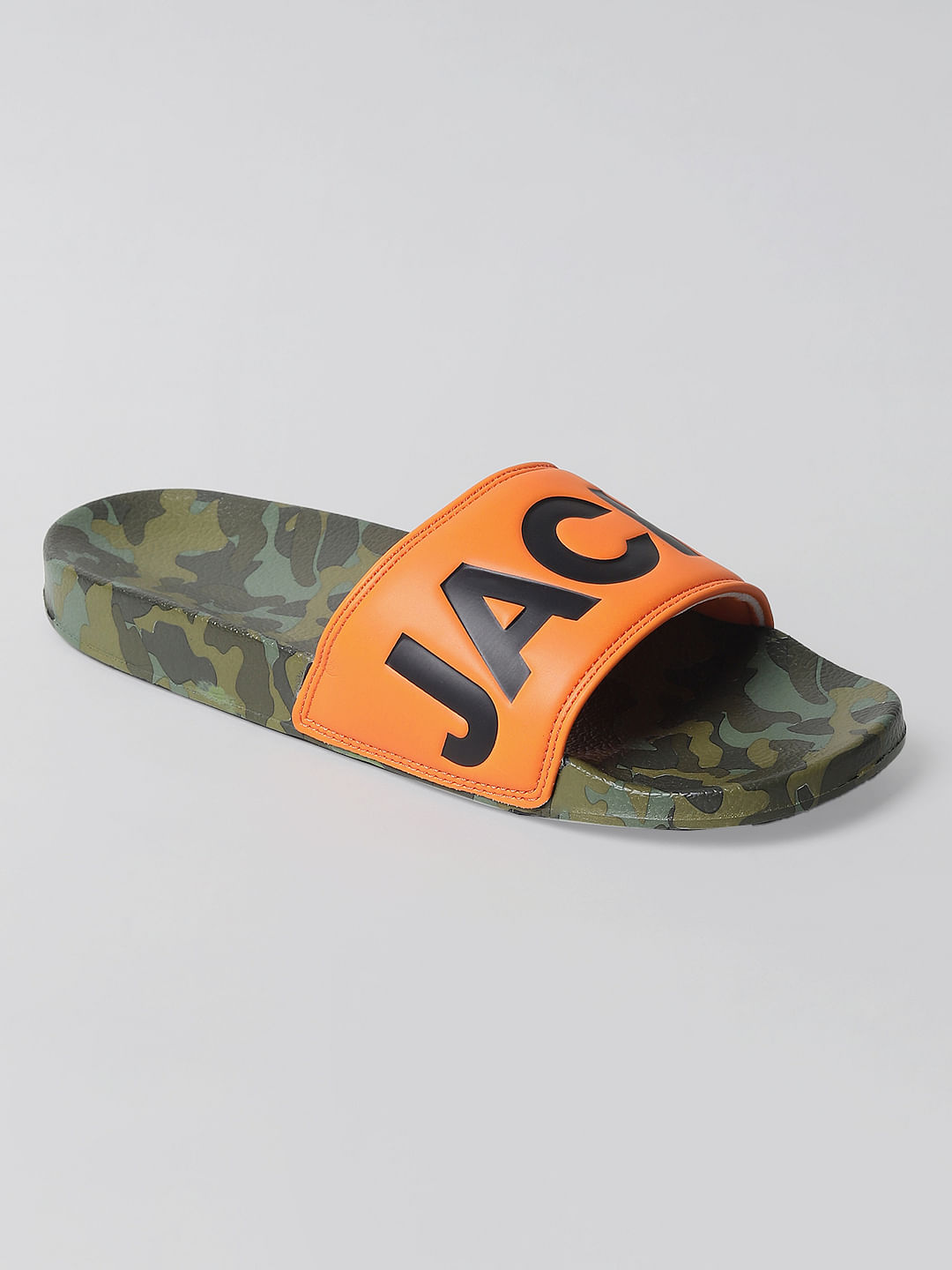 Green Orange Camo Sliders