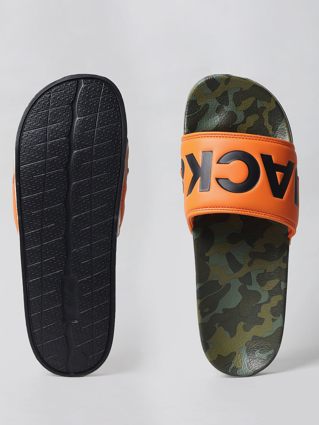 Green Orange Camo Sliders