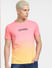 Pink Ombre Crew Neck T-shirt