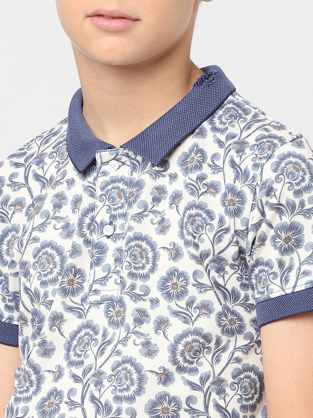 Floral polo 2025 for boys