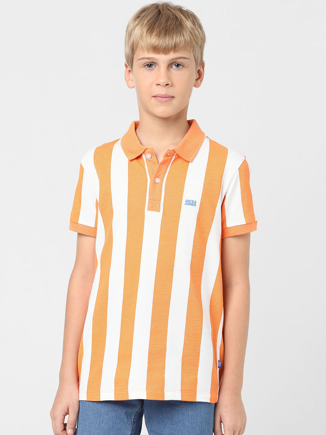 Orange boys polo sale