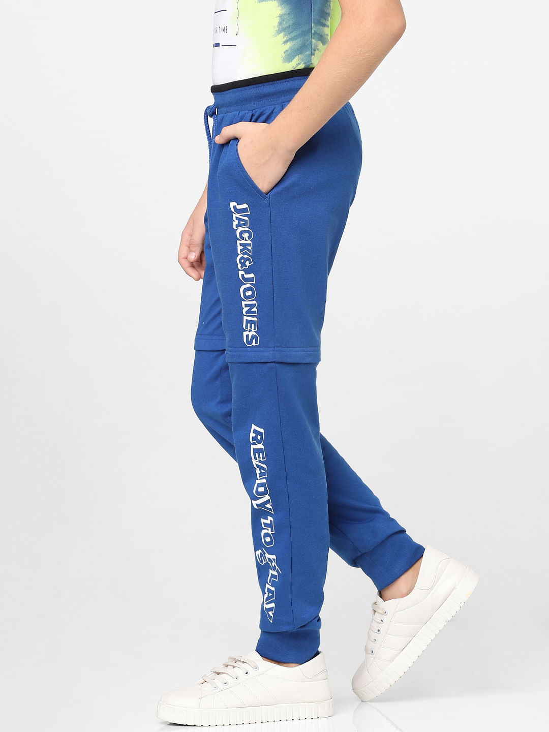 Boys blue sales sweatpants