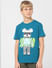 Boys Blue Graphic Print T-shirt_405349+2