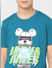Boys Blue Graphic Print T-shirt_405349+5