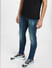 Blue Low Rise Washed Liam Skinny Jeans_405322+3