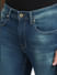 Blue Low Rise Washed Liam Skinny Jeans_405322+5