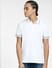 White Polo Neck T-shirt_405326+2