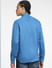 Blue Linen Full Sleeves Shirt_405337+4