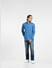 Blue Linen Full Sleeves Shirt_405337+6