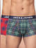 Pack Of 2 Green & Red Check Trunks_392236+1