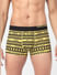 Pack Of 2 Black & Yellow Printed Trunks_392241+2