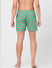 Green Text Print Boxers