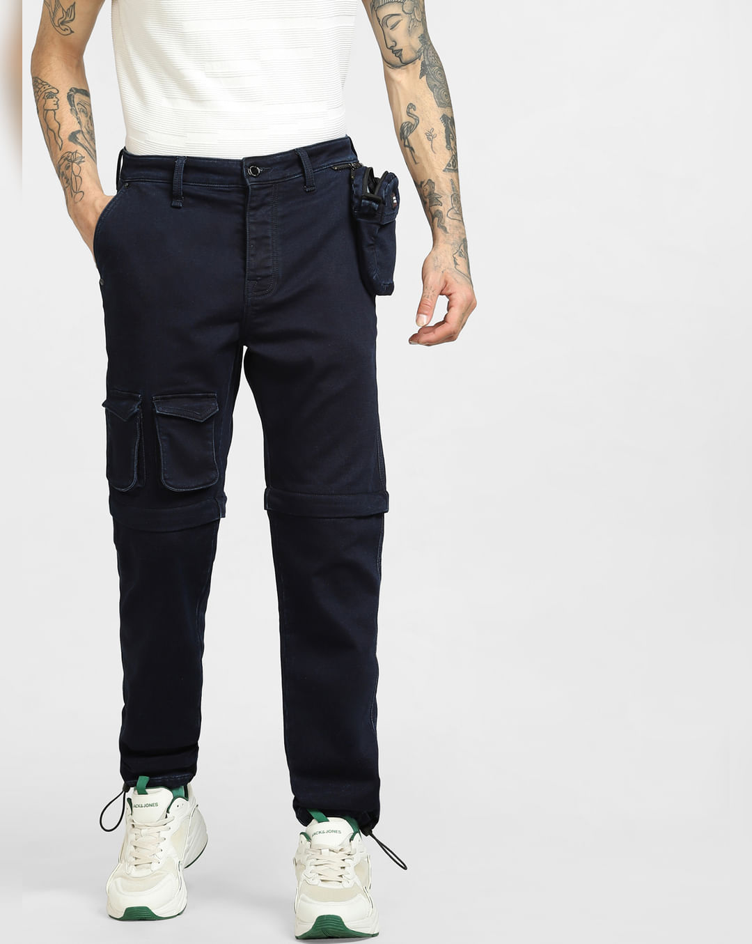 Buy Dark Blue Low Rise Anti Fit Jeans for Men