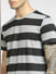 Grey Striped Crew Neck T-shirt_398226+5