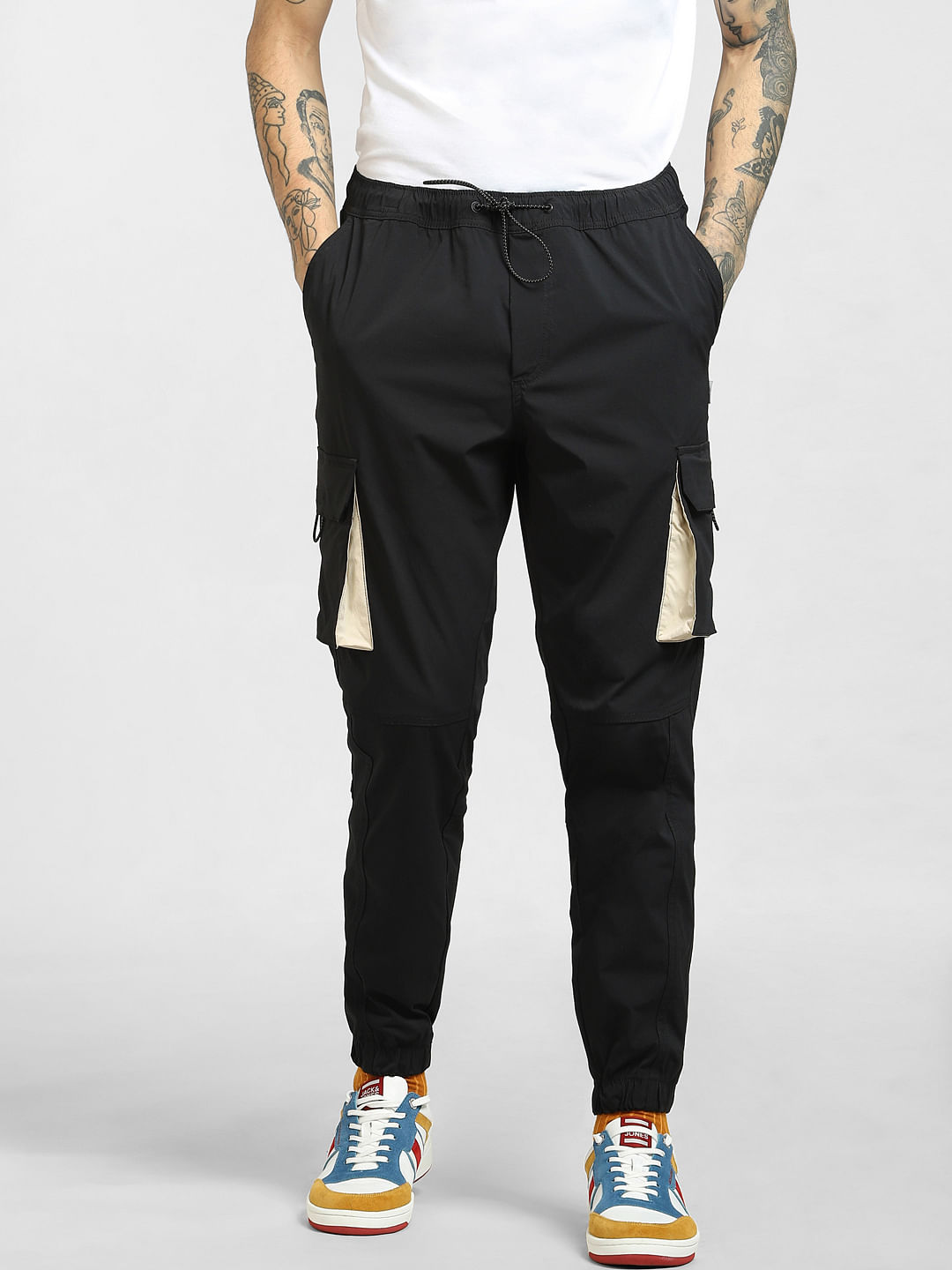 Buy Black Trousers  Pants for Men by Jack  Jones Online  Ajiocom
