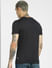 Black Logo Print Crew Neck T-shirt_398231+4