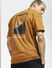 Brown Logo Print Crew Neck T-shirt_398232+1