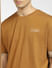 Brown Logo Print Crew Neck T-shirt_398232+5