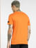 Orange Oversized Pockets T-shirt_398234+4