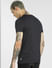 Black Graphic Print Crew Neck T-shirt_398235+4