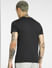 Black Logo Print Crew Neck T-shirt_398241+4
