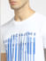 White Logo Print Crew Neck T-shirt_398243+5