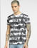 Black Striped Crew Neck T-shirt_398246+2