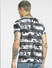Black Striped Crew Neck T-shirt_398246+4