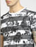Black Striped Crew Neck T-shirt_398246+5
