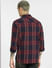 Red Check Print Full Sleeves Shirt_398210+4