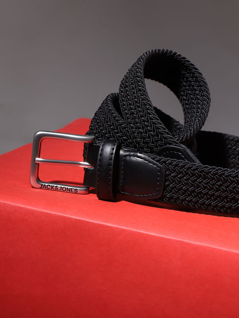 Black Braided Belt