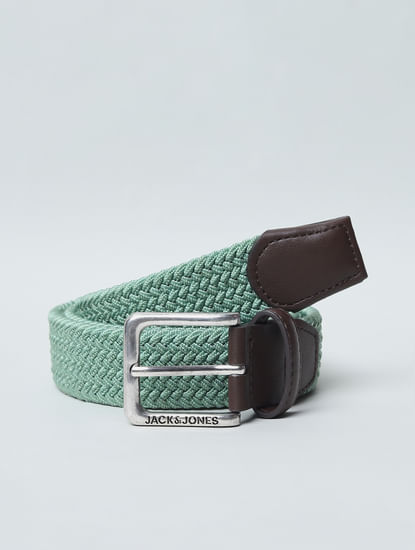 Sea Green Braided Belt