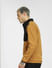 Brown Colourblocked Fleece Jacket_398203+3