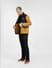 Brown Colourblocked Fleece Jacket_398203+6
