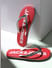 Red Colourblocked Flip Flops_398180+1
